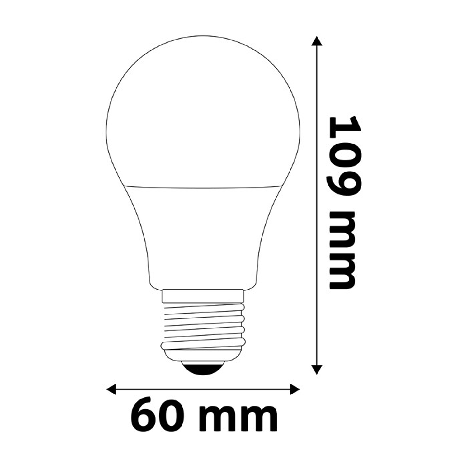 Lâmpada Avide LED CLA E27 9,5W 4000K 2