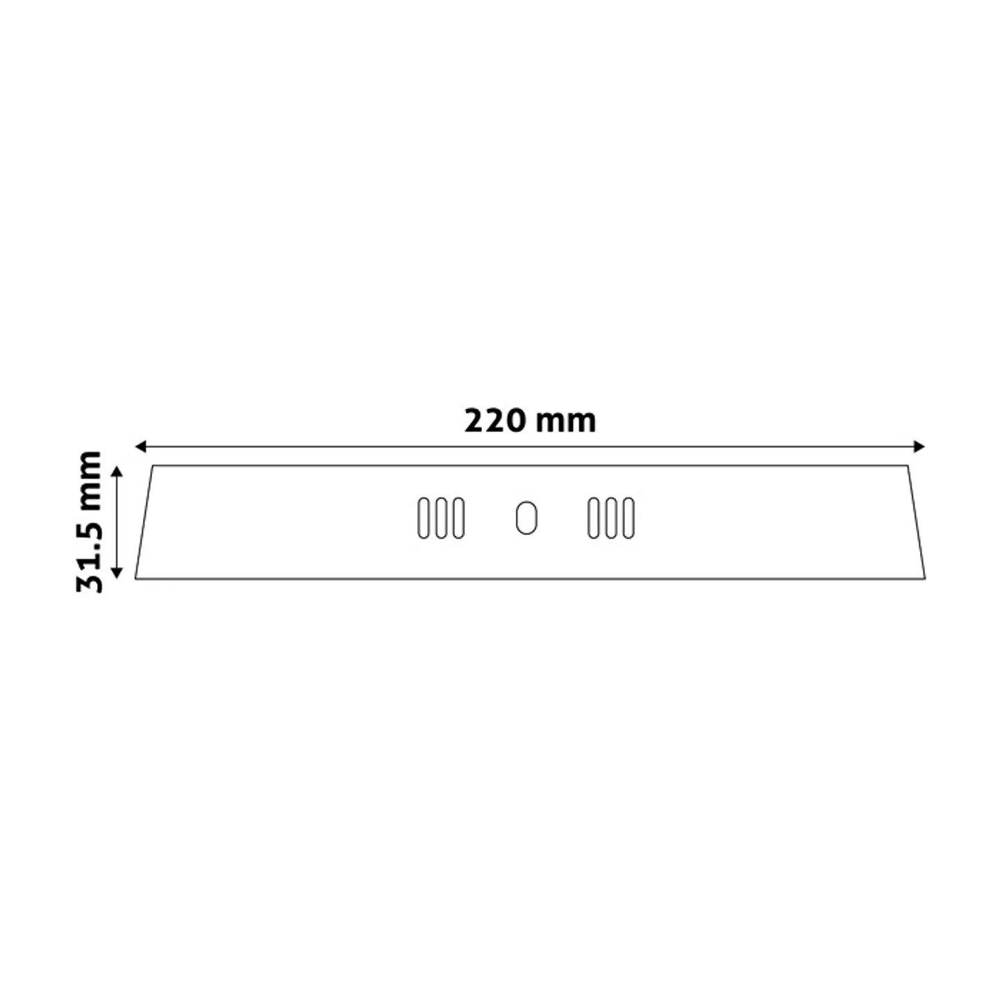 Painel Avide LED Redondo Saliente Branco 18W 4000K 3