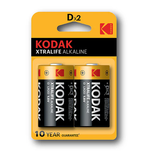 Pilhas Kodak Xtralife D LR20 BL2