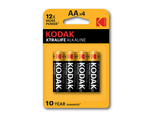 Pilhas Kodak Xtralife AA LR06 BL4