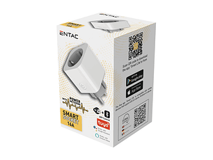 Ficha Entac Smart 1 tomada com Medidor de Consumo