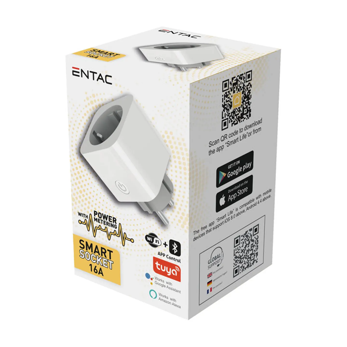 Ficha Entac Smart 1 tomada com Medidor de Consumo 1
