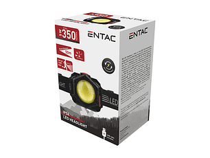 Lanterna Entac LED 5W Cabeça Recarregável com Bolsa