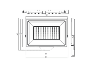 Projetor Avide LED 150W 4000K