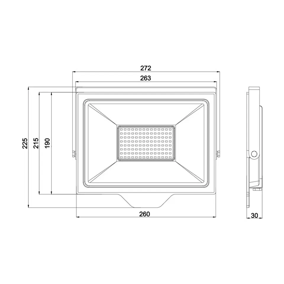 Projetor Avide LED 100W 6400K 3