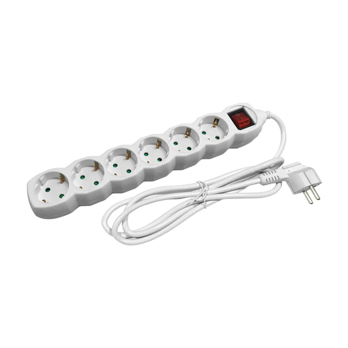 Extensão Entac 6 Tomadas 1,5MT 3x1,5MM com Interruptor 1