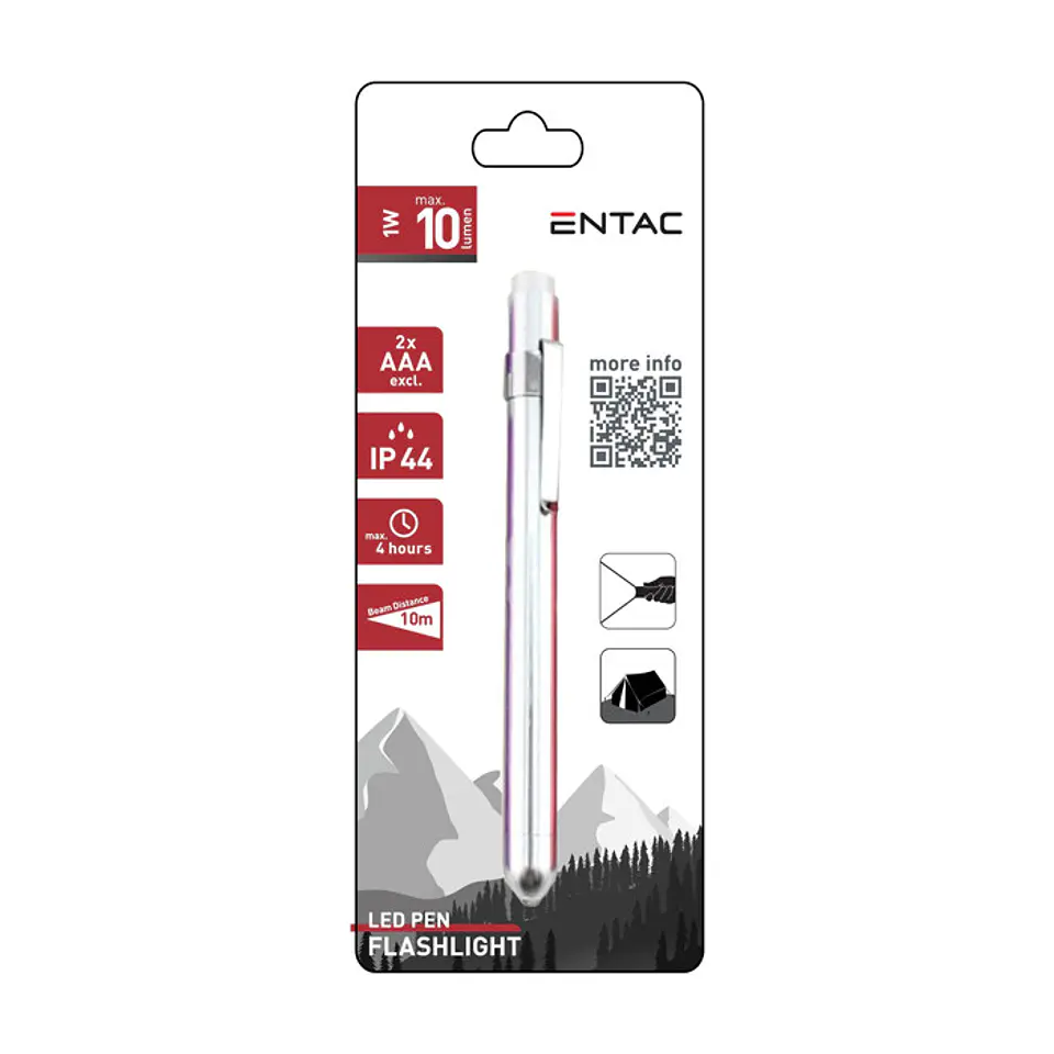 Lanterna Entac LED 1W Caneta 1