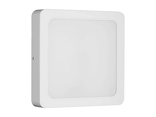 Painel Avide LED Quadrado Saliente Plástico Branco 24W 6400K