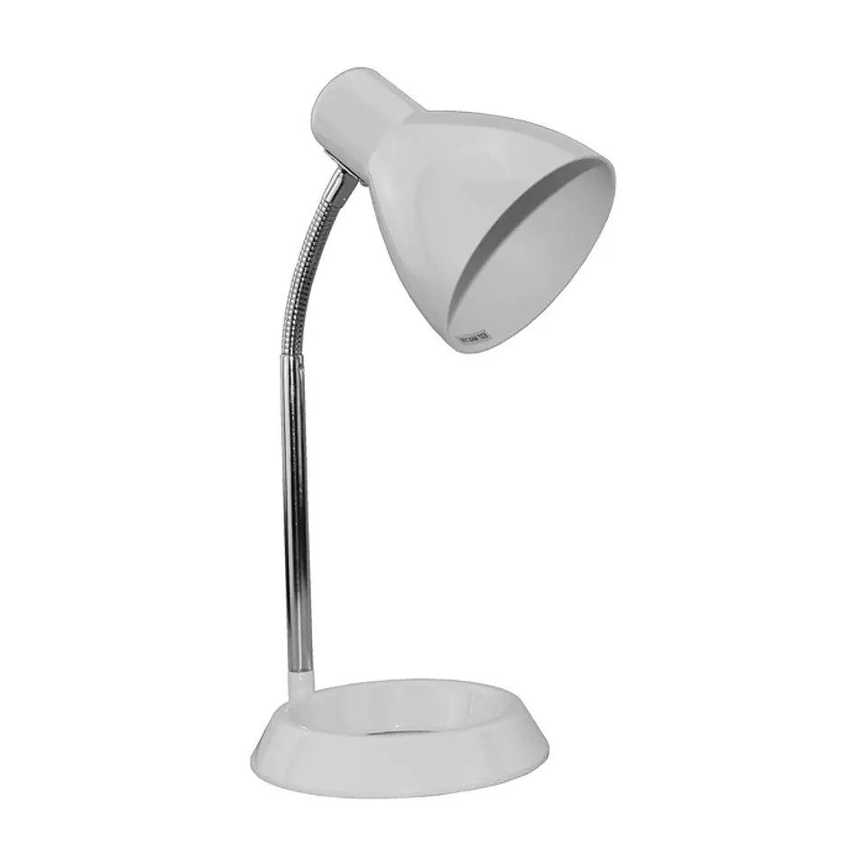 Candeeiro de Mesa Avide E27 Branco com base 1