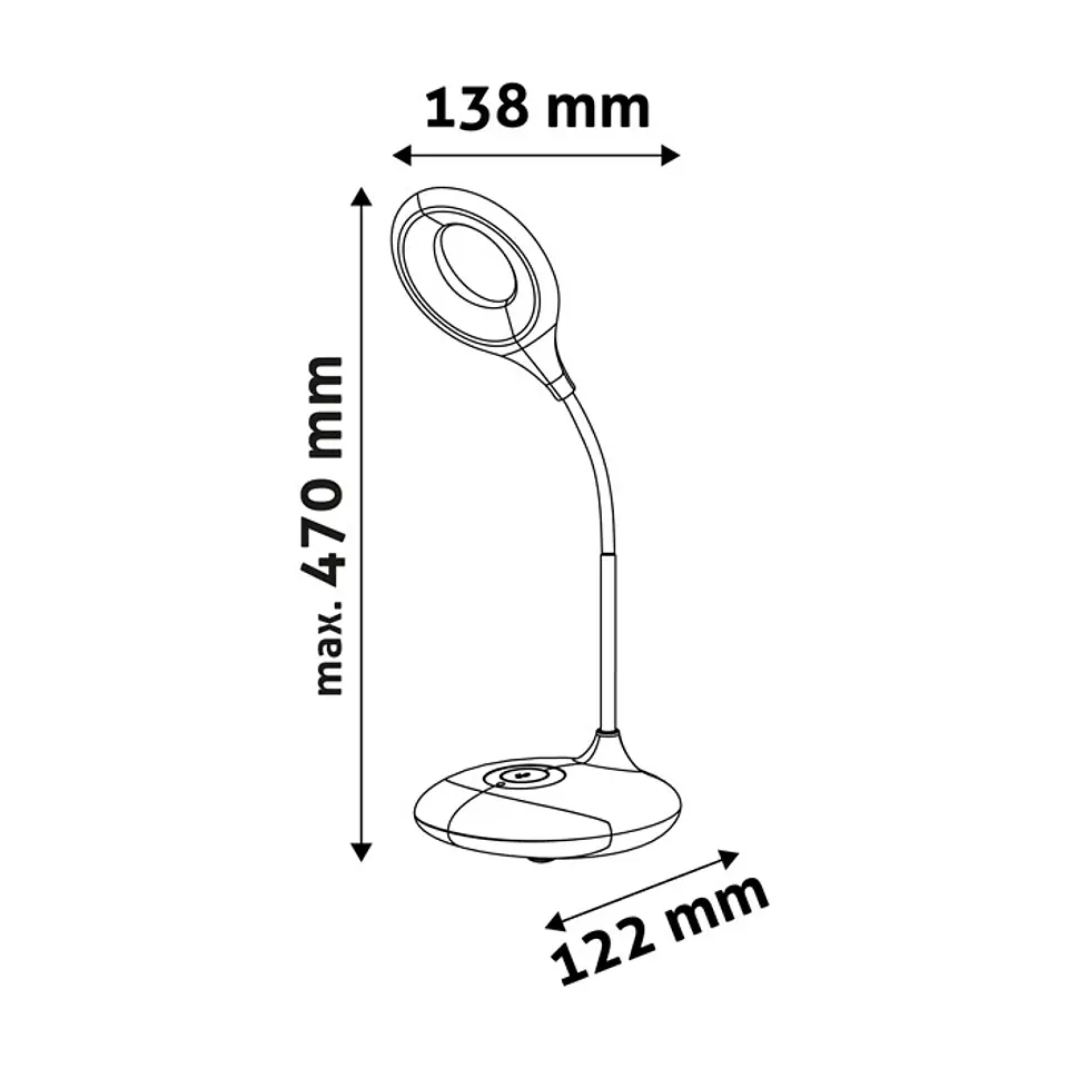 Candeeiro de Mesa Avide LED 4W 4000K RGB 2