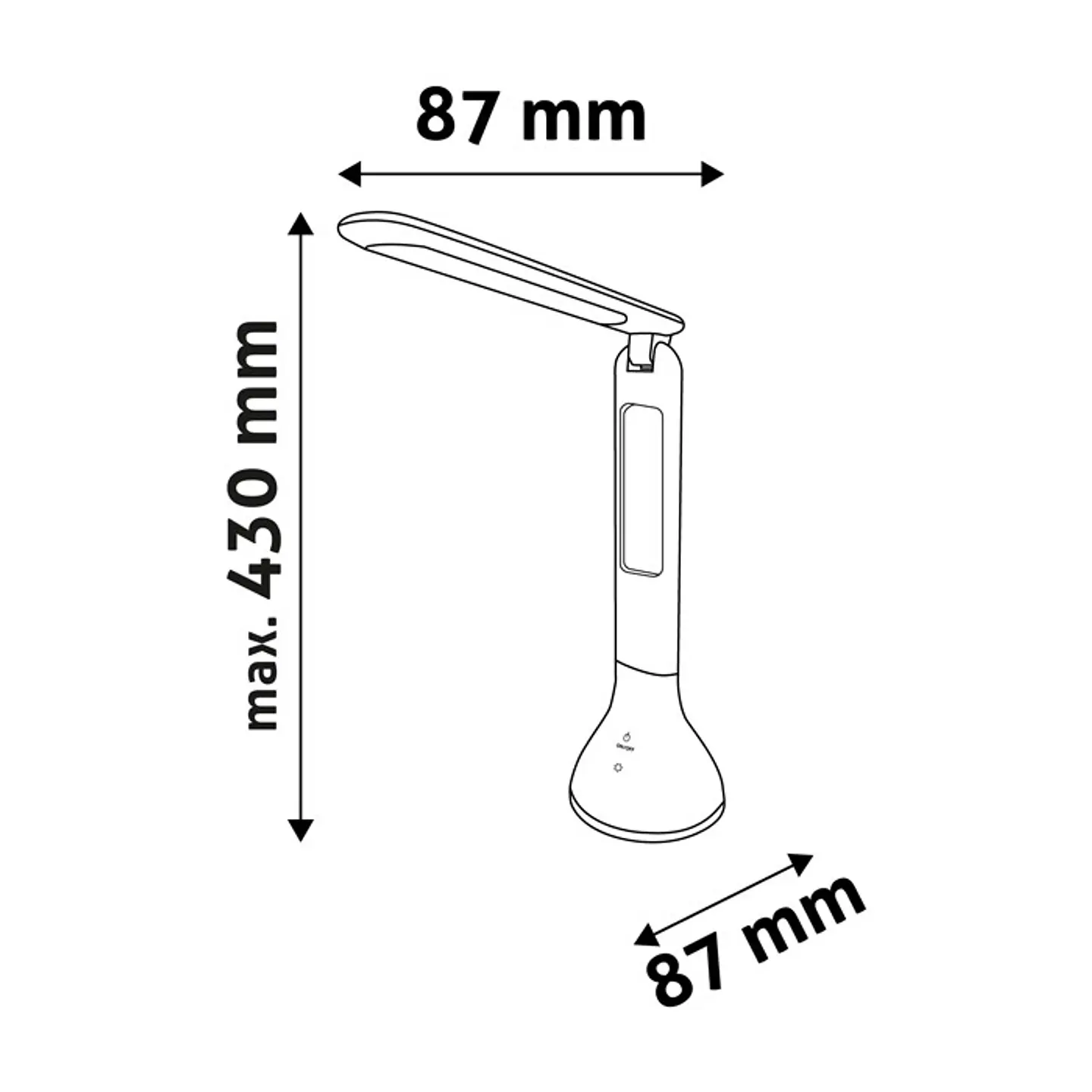 Candeeiro de Mesa Avide LED Base RGB 4W 4000K Calendário 2
