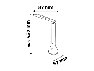 Candeeiro de Mesa Avide LED Base RGB 4W 4000K