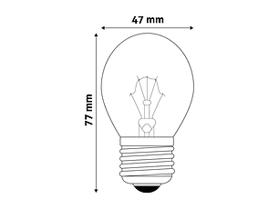 Lâmpada Avide Reforçada CLP E27 60W