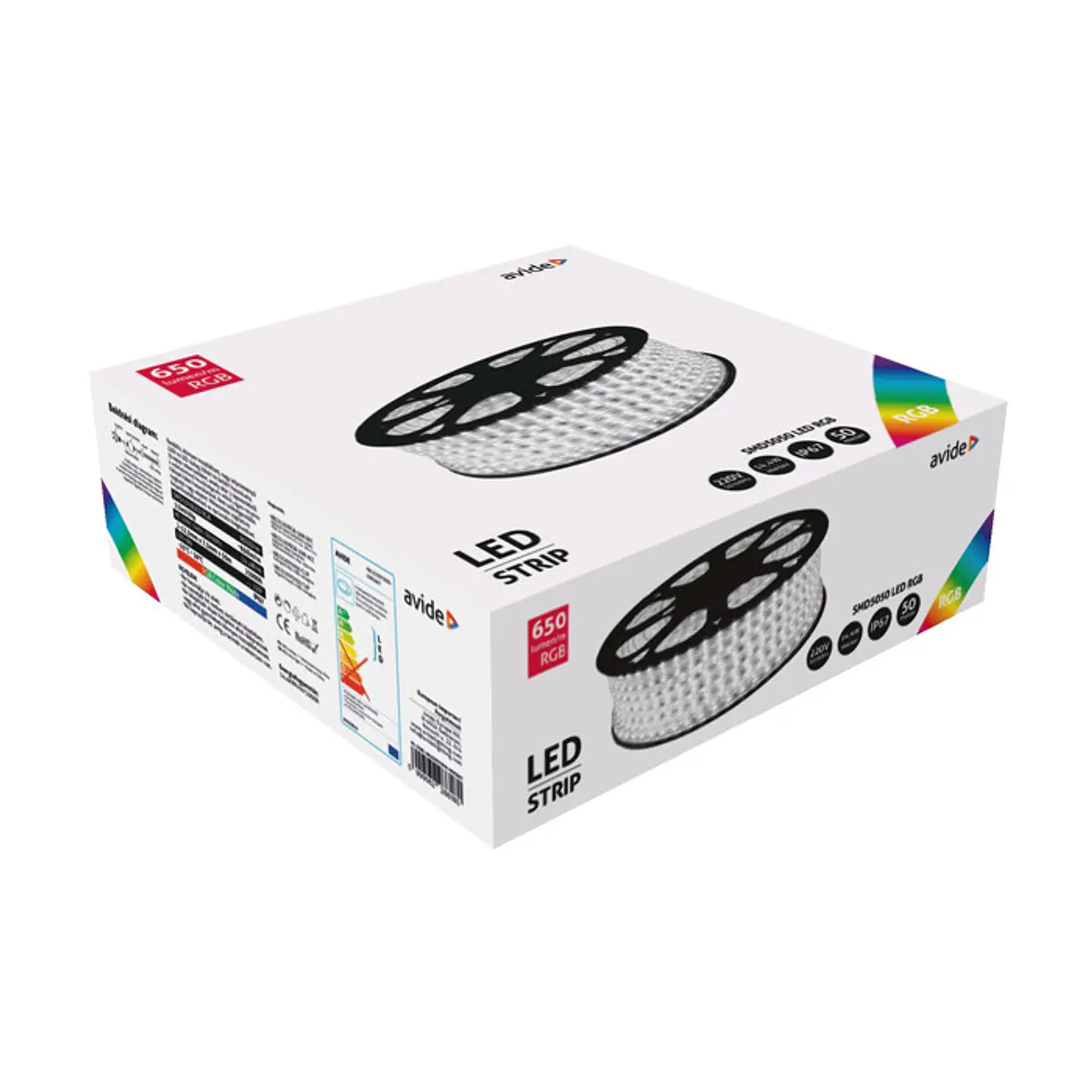 Fita LED Avide 14W RGB 1MT 1