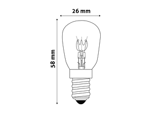Lâmpada Avide Frigorífico E14 15W