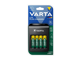 Carregador Varta 57687 4xAA 2100mAh Inc Bl