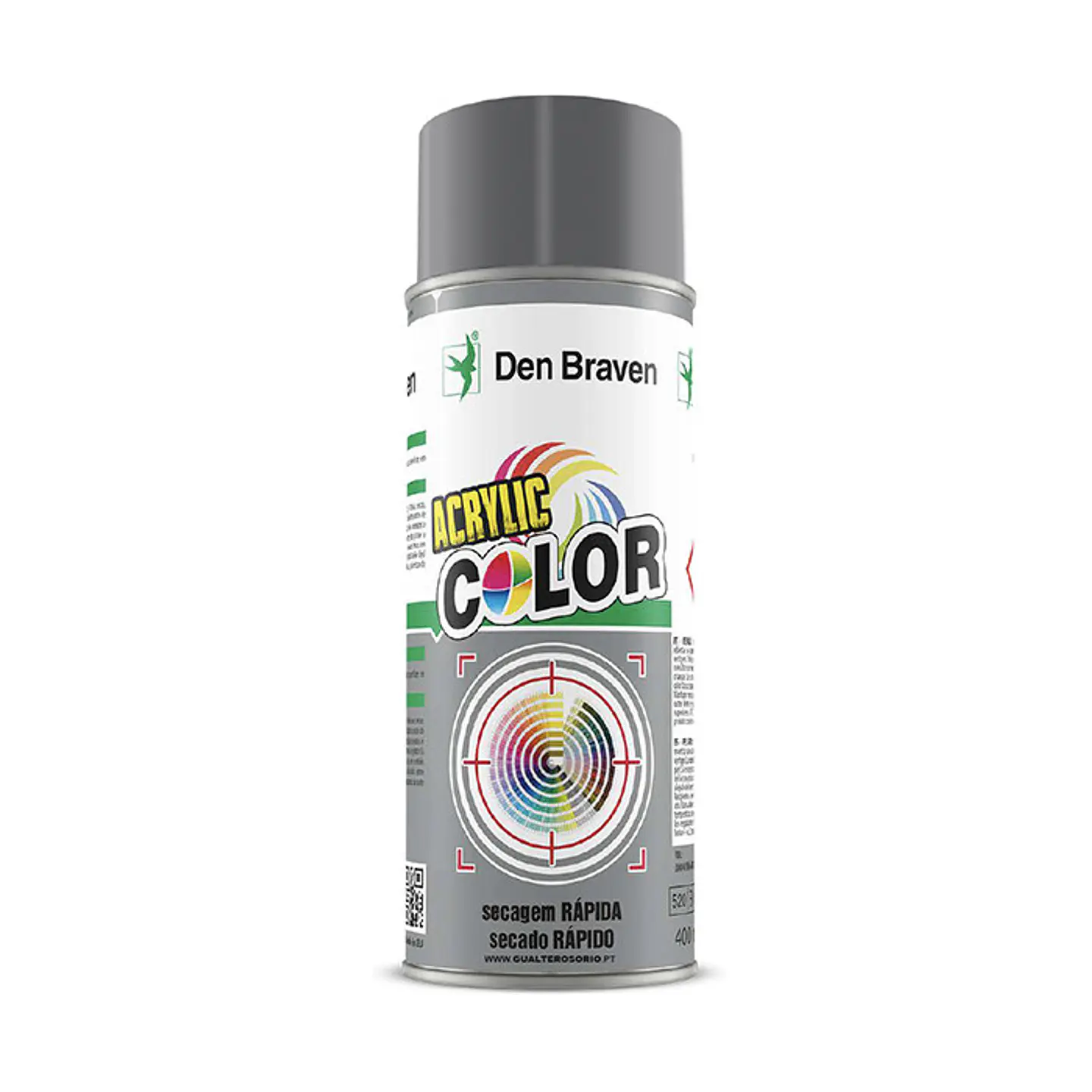 Spray Den Braven 7011 Cinza brilhante 400ML 1