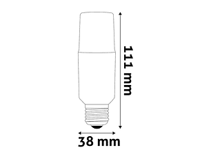 Lâmpada Avide LED STICK E27 9,5W 6400K
