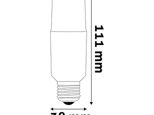 Lâmpada Avide LED STICK E27 9,5W 6400K