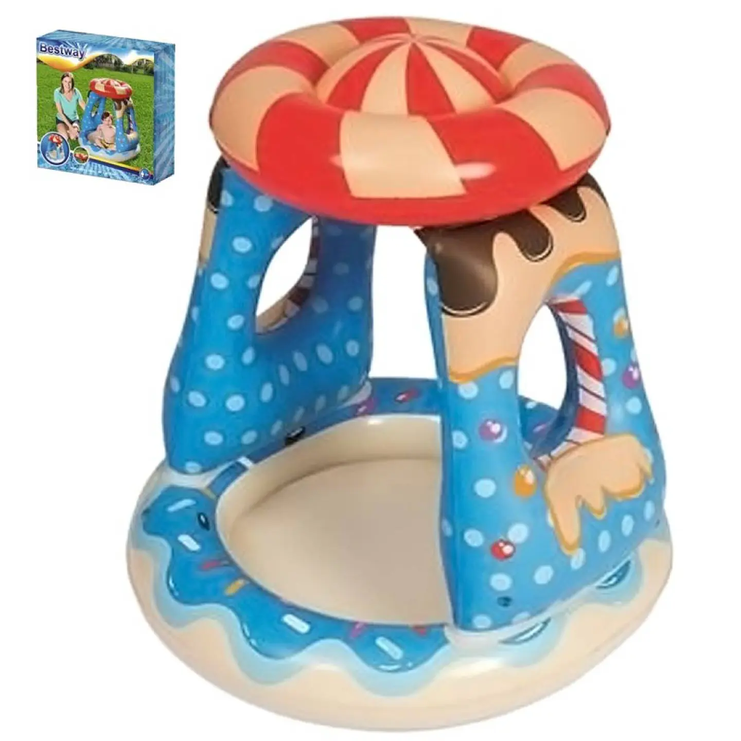 PISCINA INSUFLAVEL 91x91x89CM 52270 1