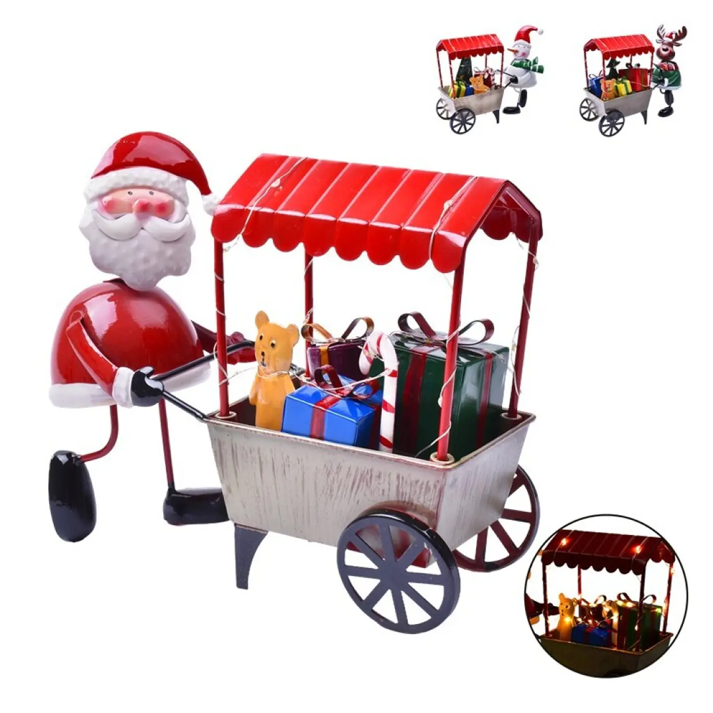DEC NATAL SORT+CARRUAGEM METAL 154056 1