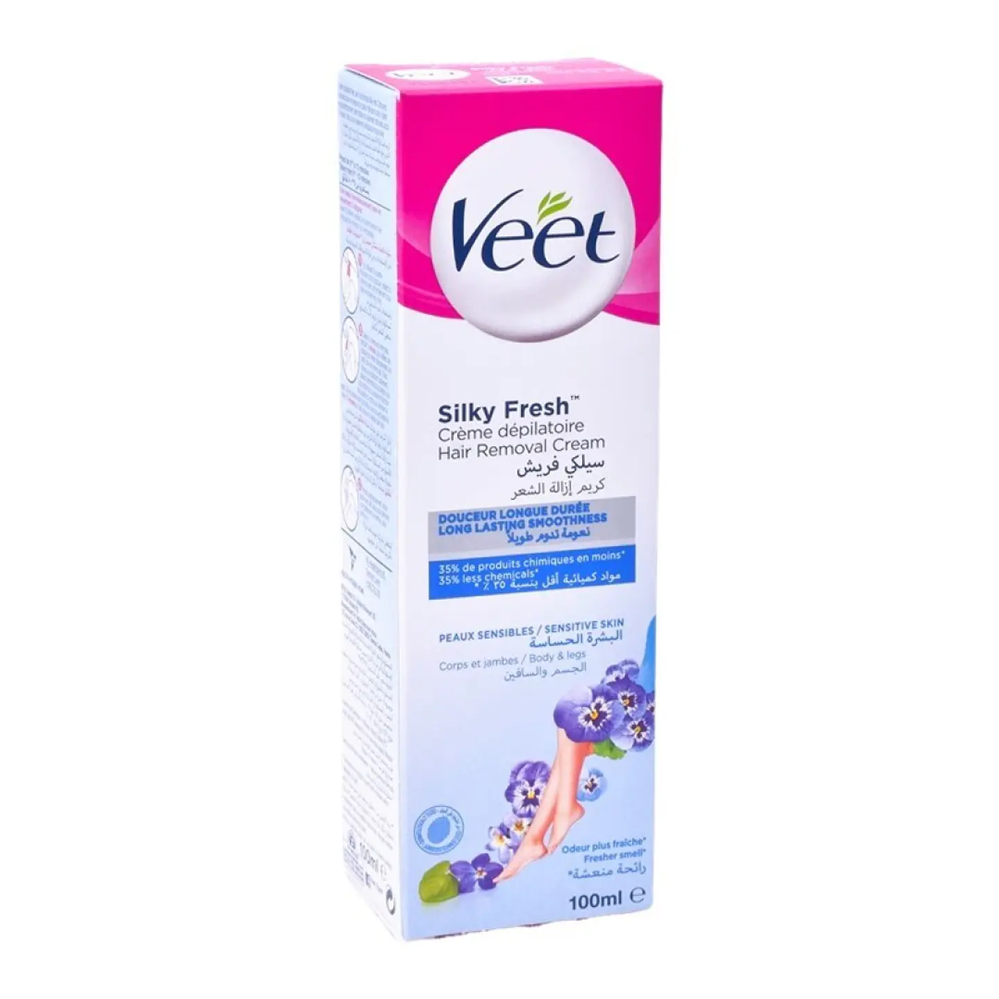 VEET CREME DEPILATORIO PELES ALOE 100ML 1