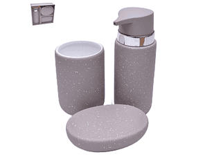 CONJ.WC PORCELANA 3 PCS 2383-103-01