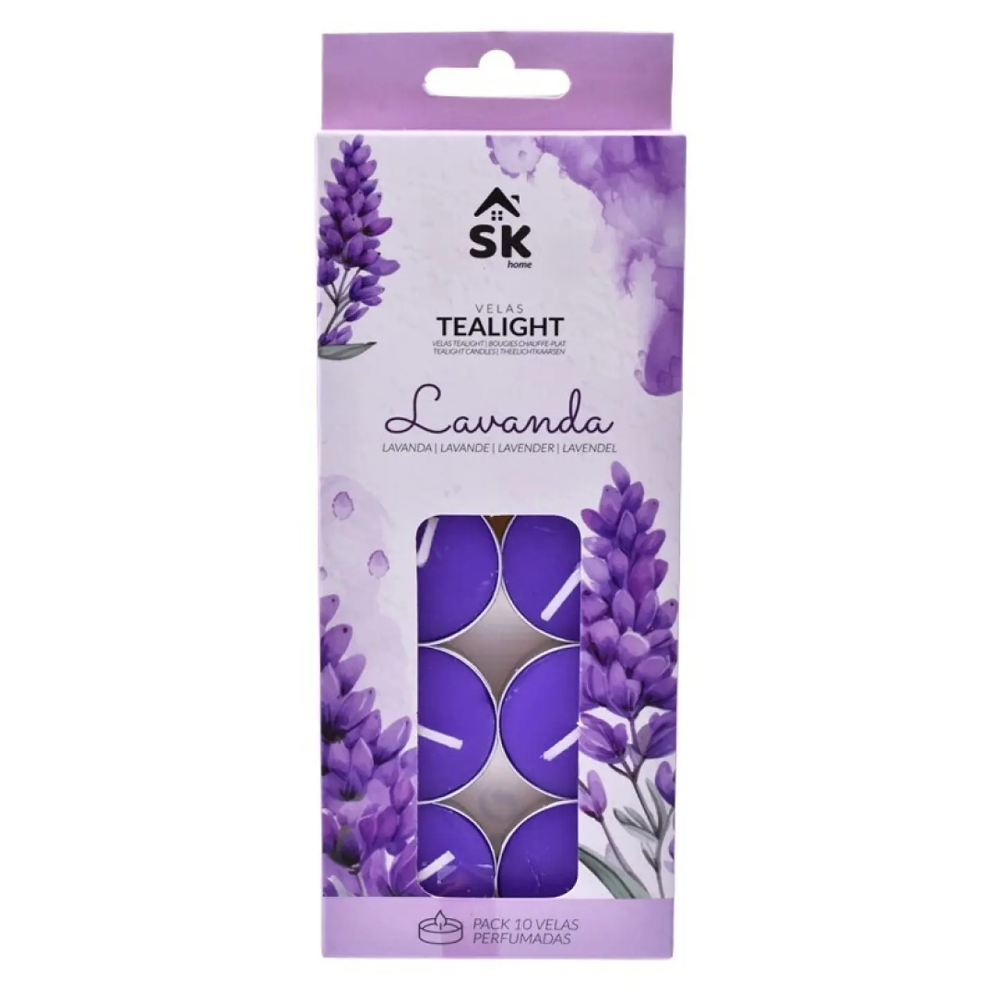 VELA TEA LIGHT LAVANDA 1