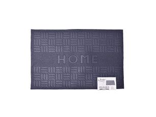 TAPETE BORRACHA PRETO HOME 64935