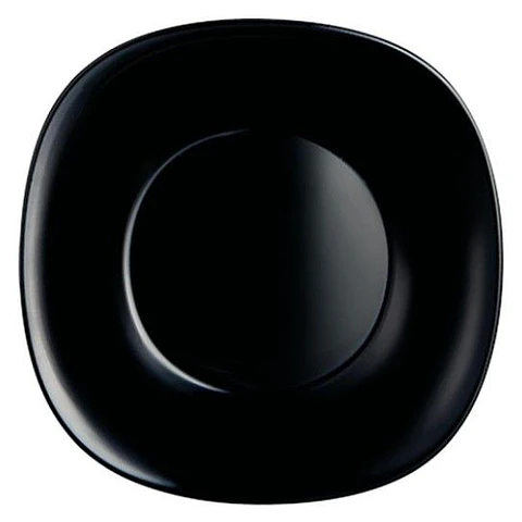 PRATO S/MESA CARINE LUMINARC PRETO 19CM