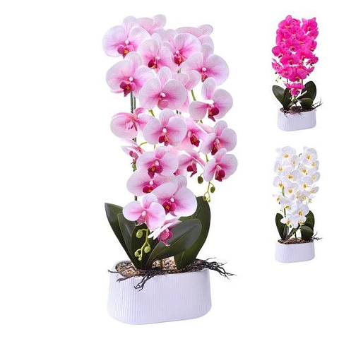 PASCOA 2025 QNT: 4 DESC 20% Importação VASO C/ FLOR 2439-055