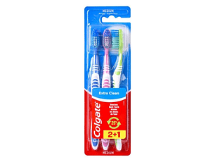 COLGATE ESCOVA DENTES EXTRA CLEAN 2+1