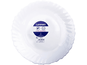 PRATO RASO FESTON LUMINARC 25CM