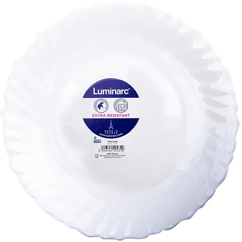 PRATO RASO FESTON LUMINARC 25CM