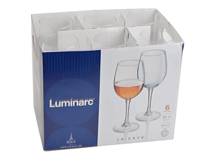CONJ. 6 COPOS 36CL LA CAVE LUMINARC