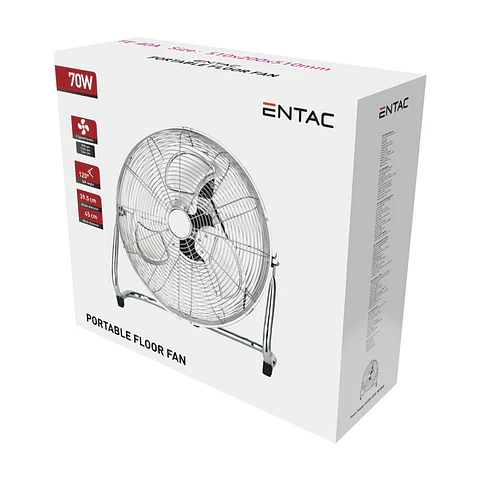 Ventoinha Entac Chão metal 70W