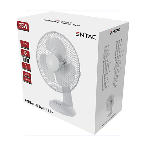 Ventoinha Entac Mesa branca 35W