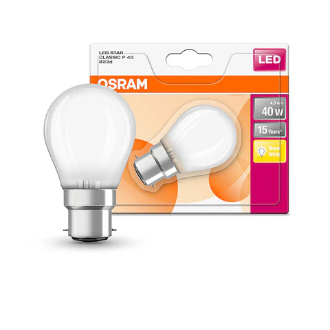 Lâmpada Osram LED Filamento CLP B22 4W 2700K