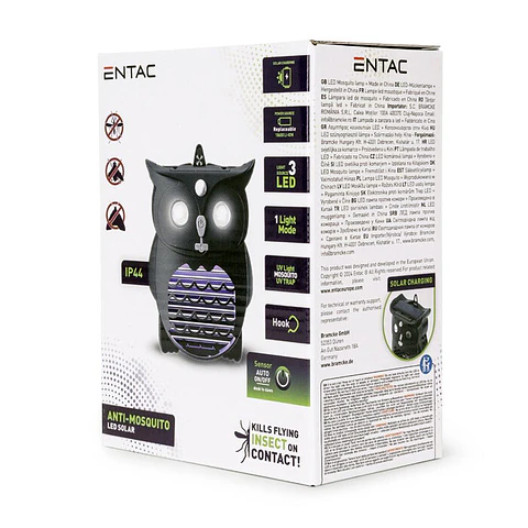 Repelente Jardim Entac LED Solar Insetos