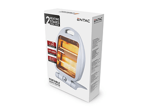 Aquecedor Entac Quartzo 400W/800W Branco