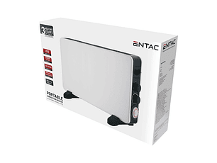 Aquecedor Convector Entac Slim Temporizador 2000W