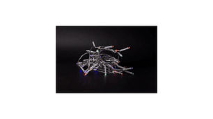 Luzes de Natal ENTAC Exterior 48LED 4M RGB com temporizador