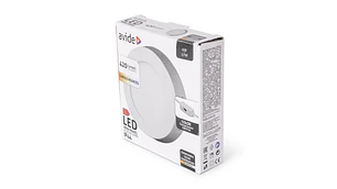 Painel Avide LED Redondo Saliente Branco 6W CCT