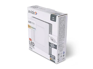 Painel Avide LED Quadrado Saliente Branco 6W CCT
