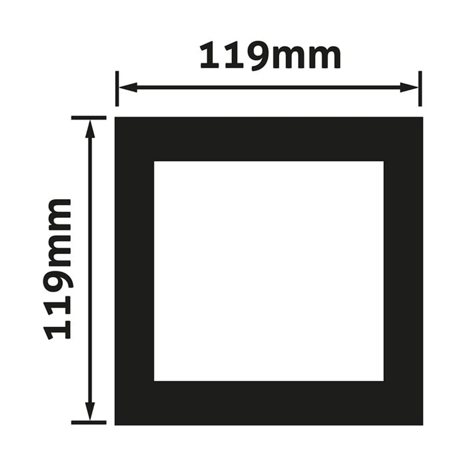 Painel Avide LED Quadrado Saliente Branco 6W CCT 7