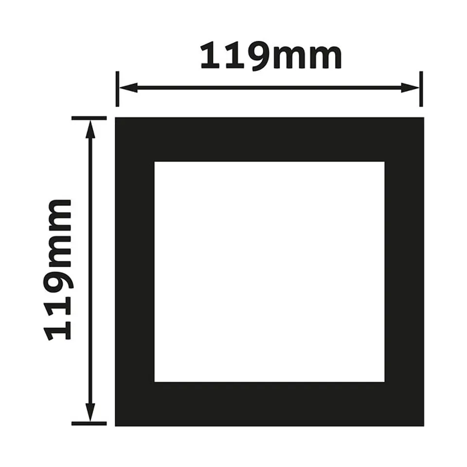 Painel Avide LED Quadrado Saliente Branco 6W CCT 7