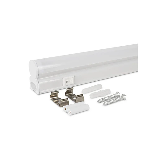 Armadura Avide LED T5 9W 6400K 60CM com interruptor