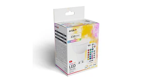 Lâmpada Avide LED RGB GU10 2,9W Comando
