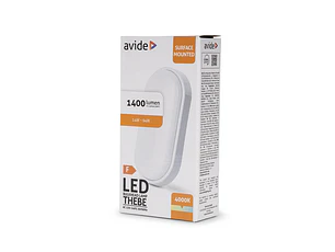 Aplique Avide LED Oval IP54 14W 4000K Thebe