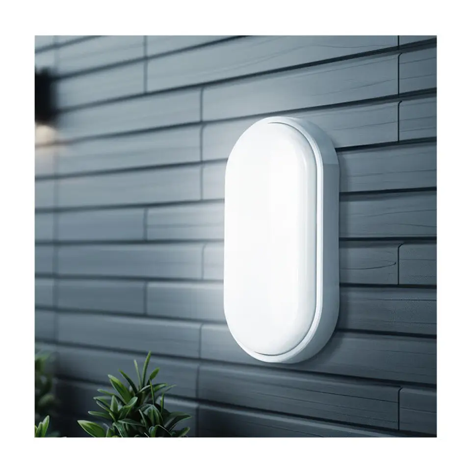 Aplique Avide LED Oval IP54 14W 4000K Thebe 4